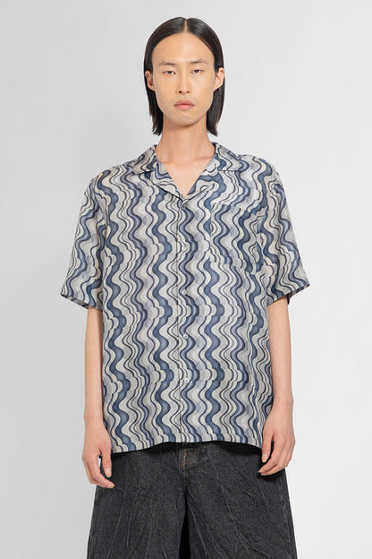 Antonioli DRIES VAN NOTEN MAN BLUE SHIRTS