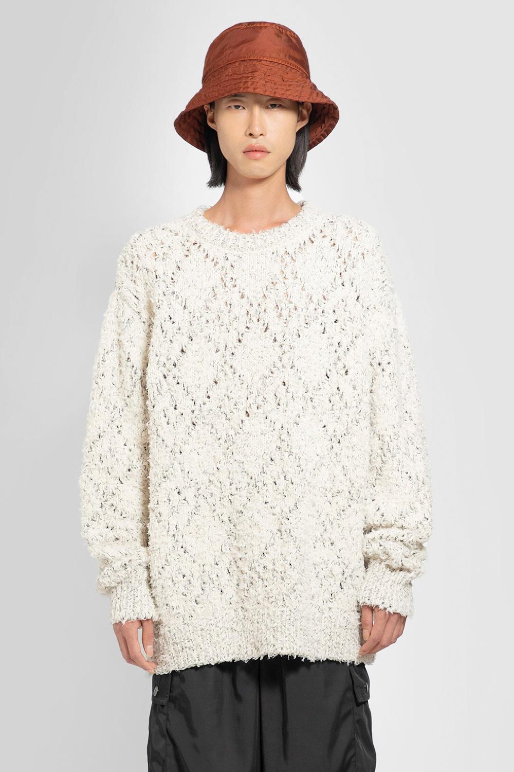 Antonioli DRIES VAN NOTEN MAN OFF-WHITE KNITWEAR