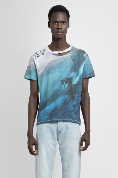 Antonioli ERL MAN BLUE T-SHIRTS & TANK TOPS