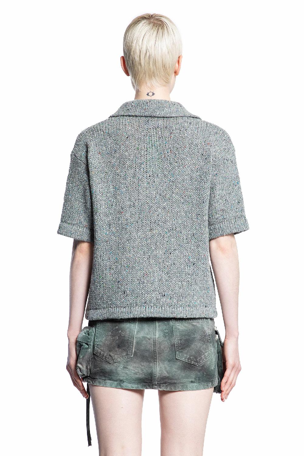 Antonioli ERL WOMAN GREY T-SHIRTS & TANK TOPS
