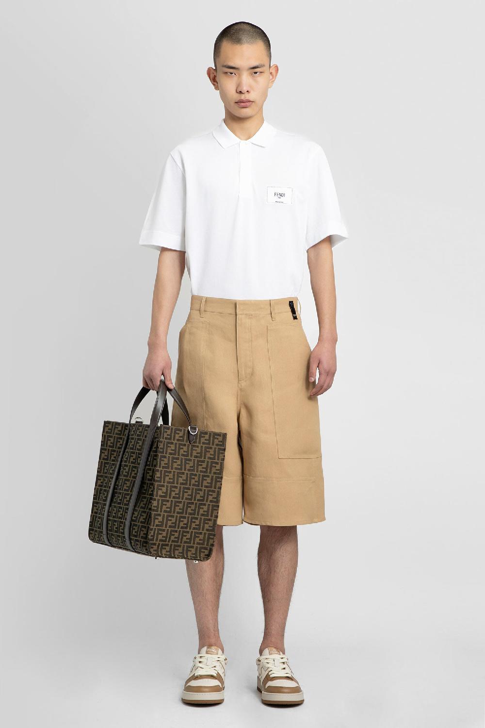 Antonioli FENDI MAN BEIGE SHORTS & SKIRTS