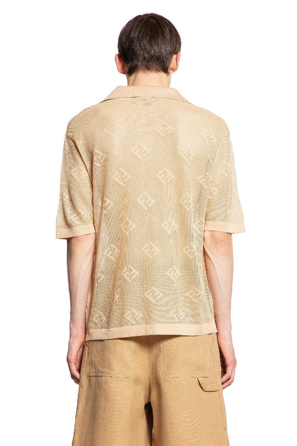 Antonioli FENDI MAN BEIGE T-SHIRTS & TANK TOPS