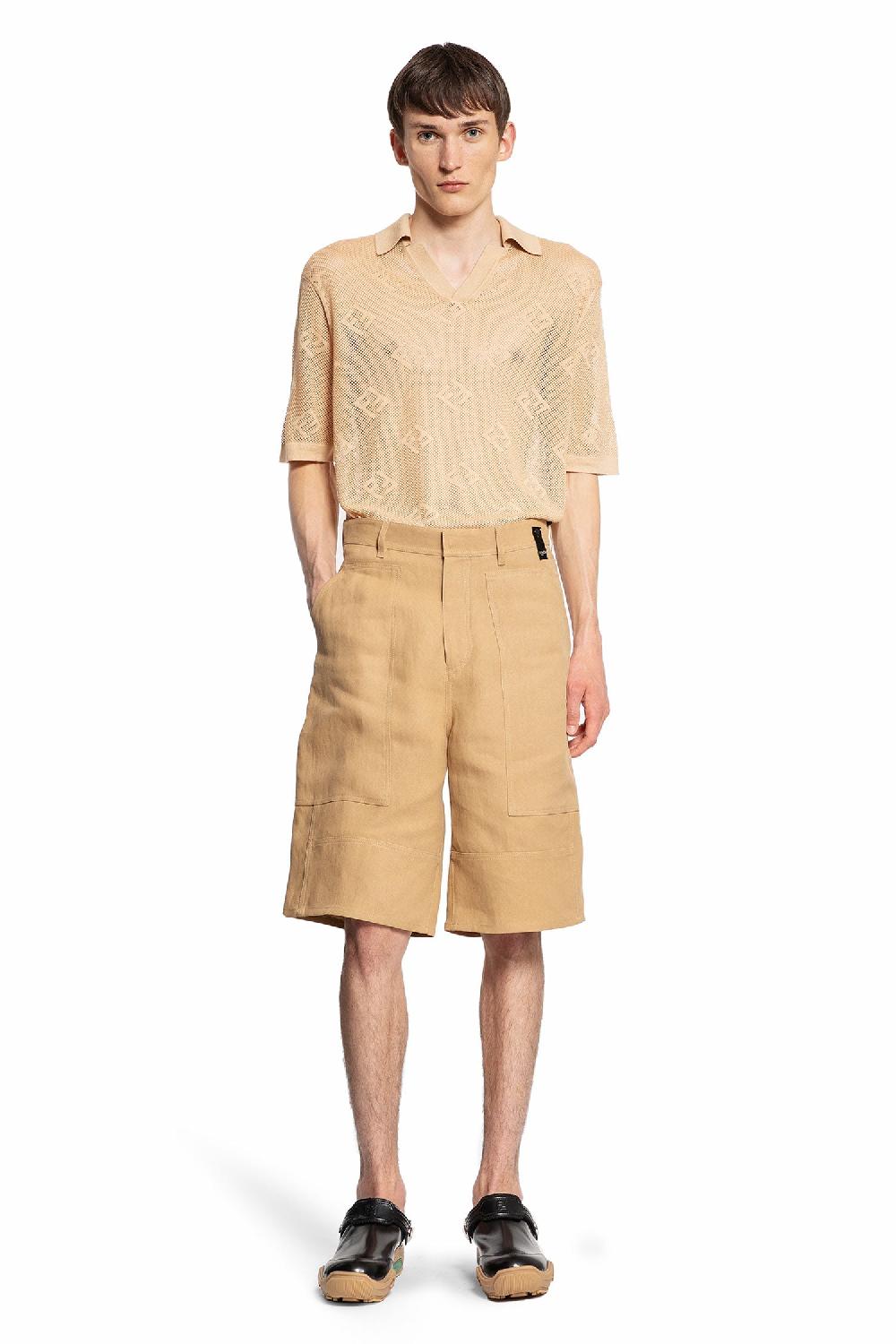 Antonioli FENDI MAN BEIGE T-SHIRTS & TANK TOPS