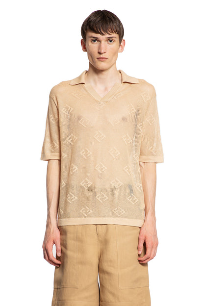 Antonioli FENDI MAN BEIGE T-SHIRTS & TANK TOPS