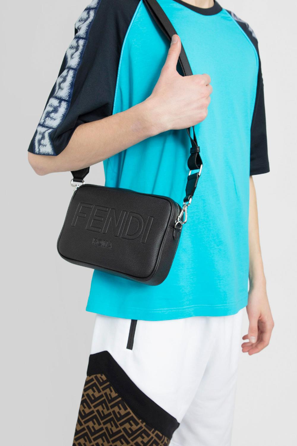 Antonioli FENDI MAN BLACK SHOULDER BAGS