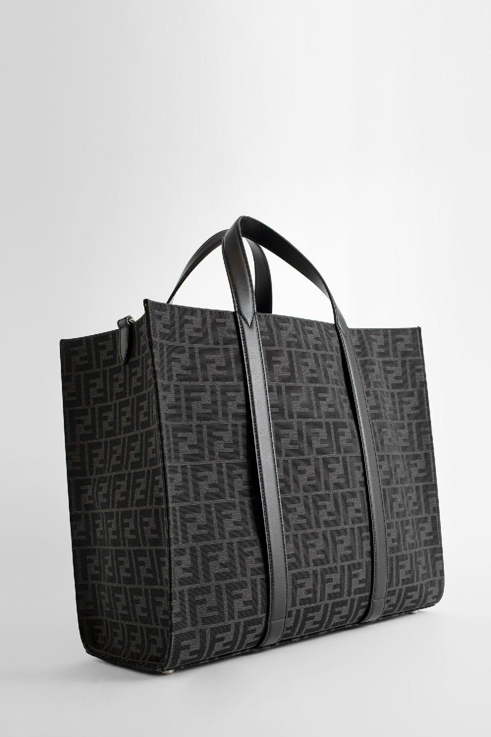 Antonioli FENDI MAN BLACK TOTE BAGS