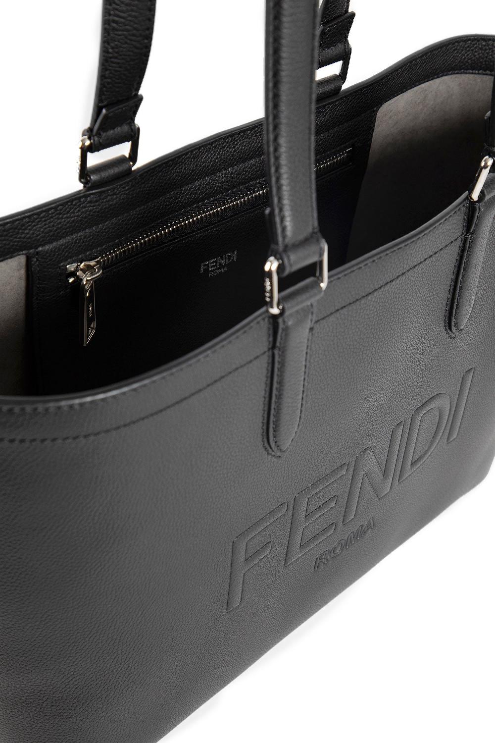 Antonioli FENDI MAN BLACK TOTE BAGS