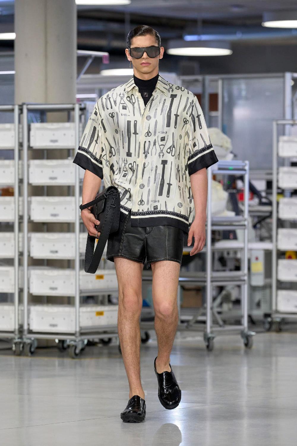 Antonioli FENDI MAN BLACK&WHITE SHIRTS