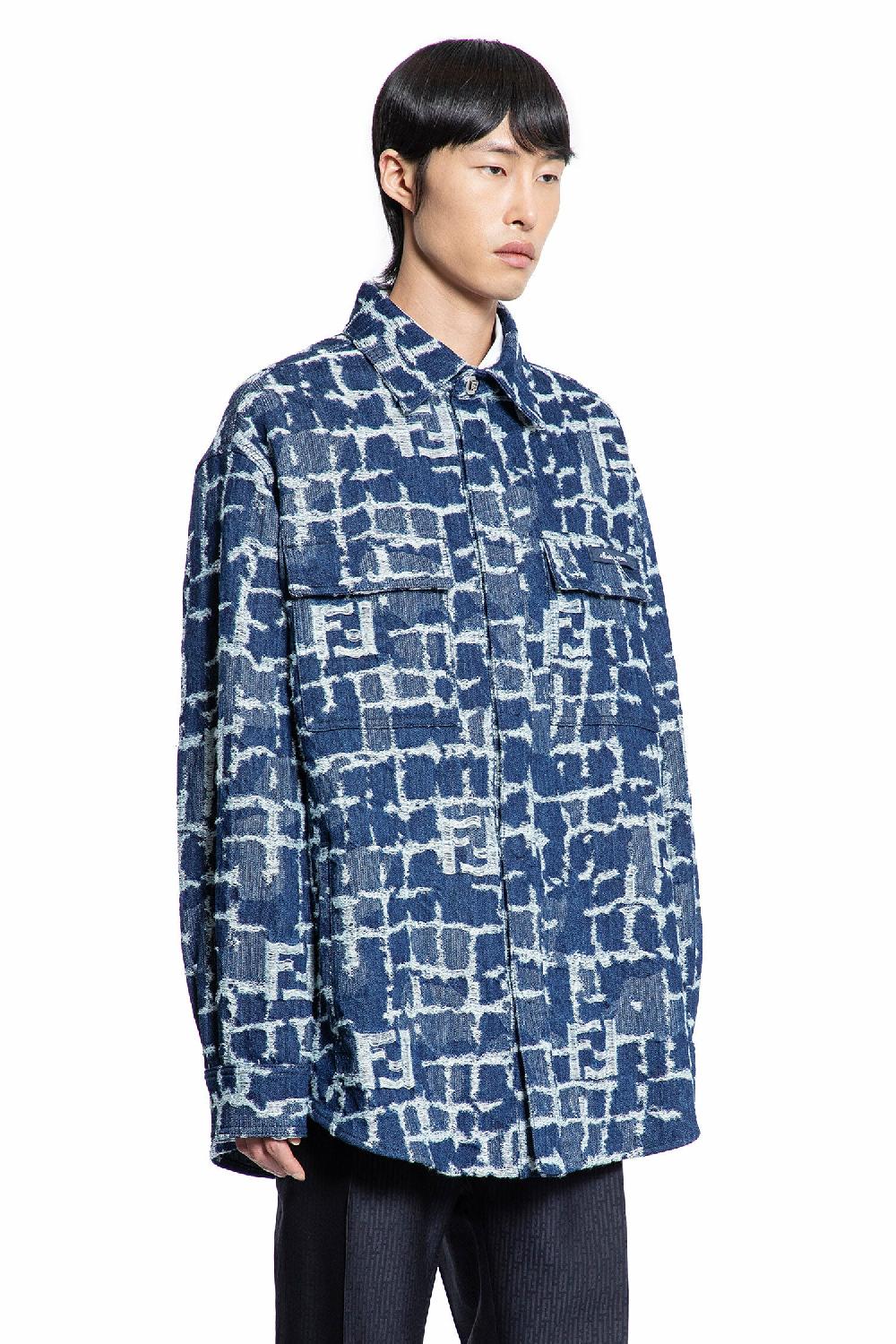 Antonioli FENDI MAN BLUE JACKETS