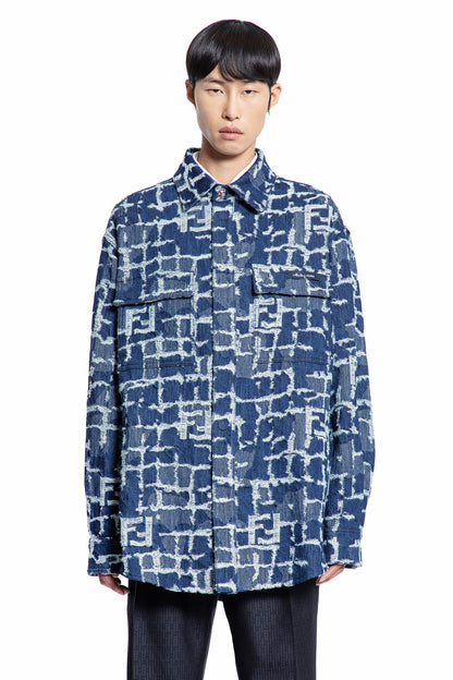 Antonioli FENDI MAN BLUE JACKETS