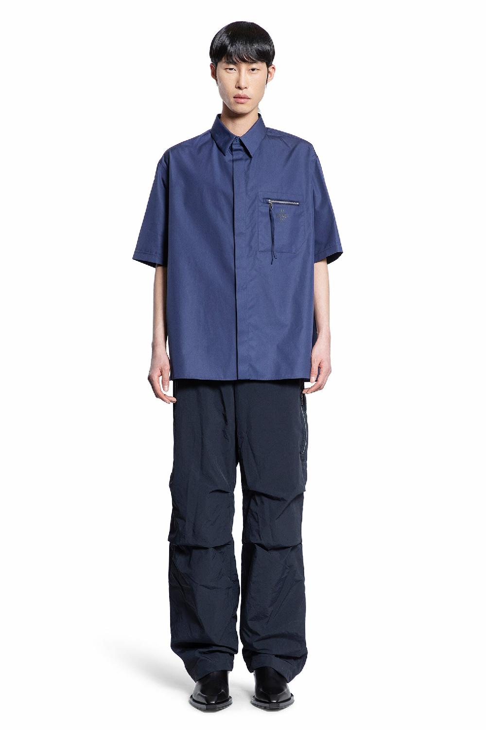 Antonioli FENDI MAN BLUE SHIRTS