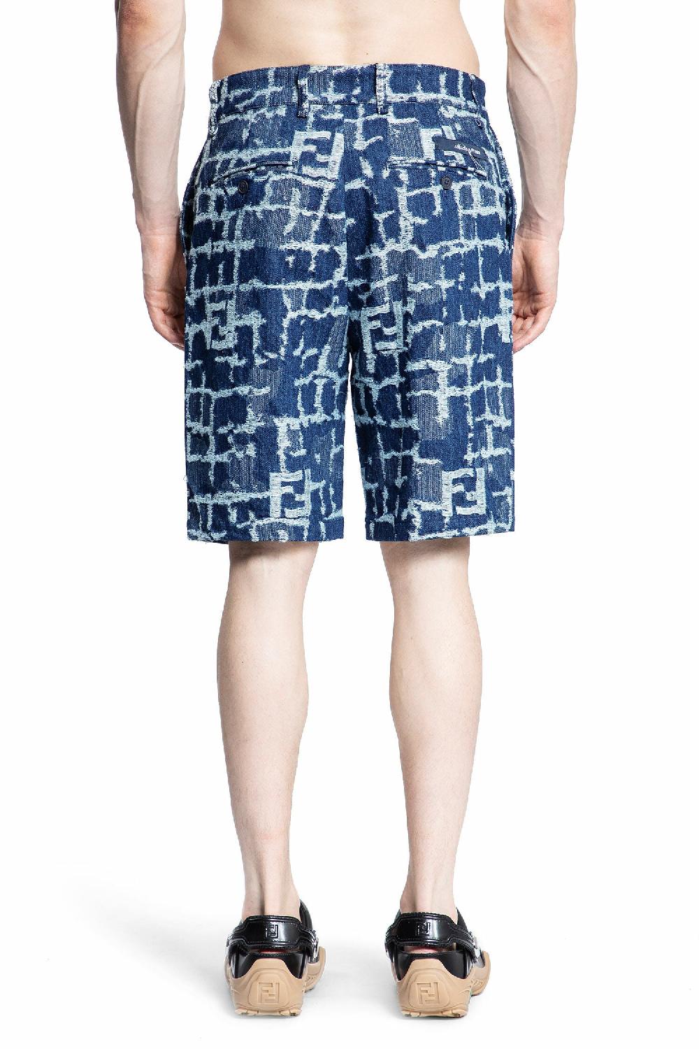 Antonioli FENDI MAN BLUE SHORTS & SKIRTS