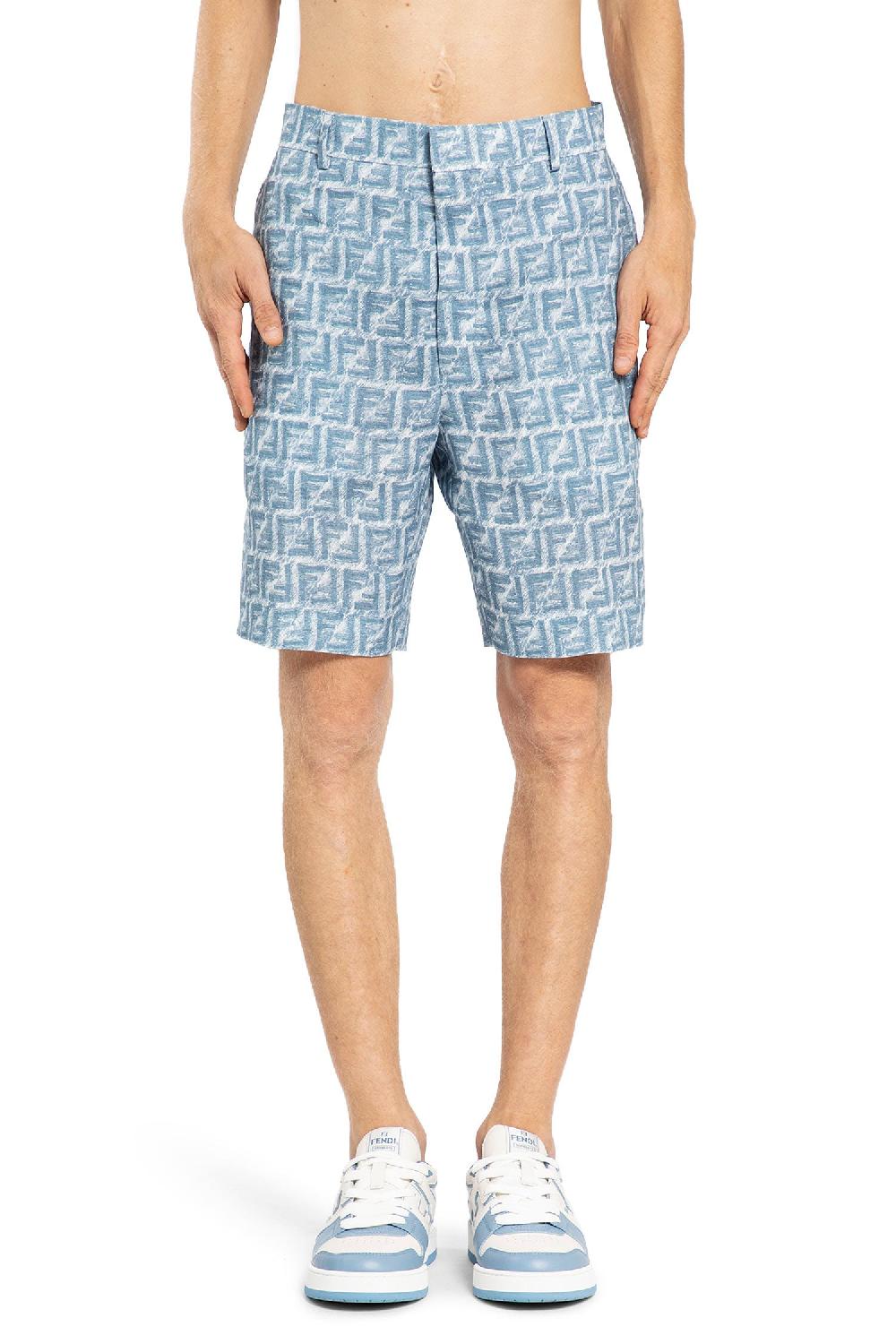 Antonioli FENDI MAN BLUE SHORTS & SKIRTS