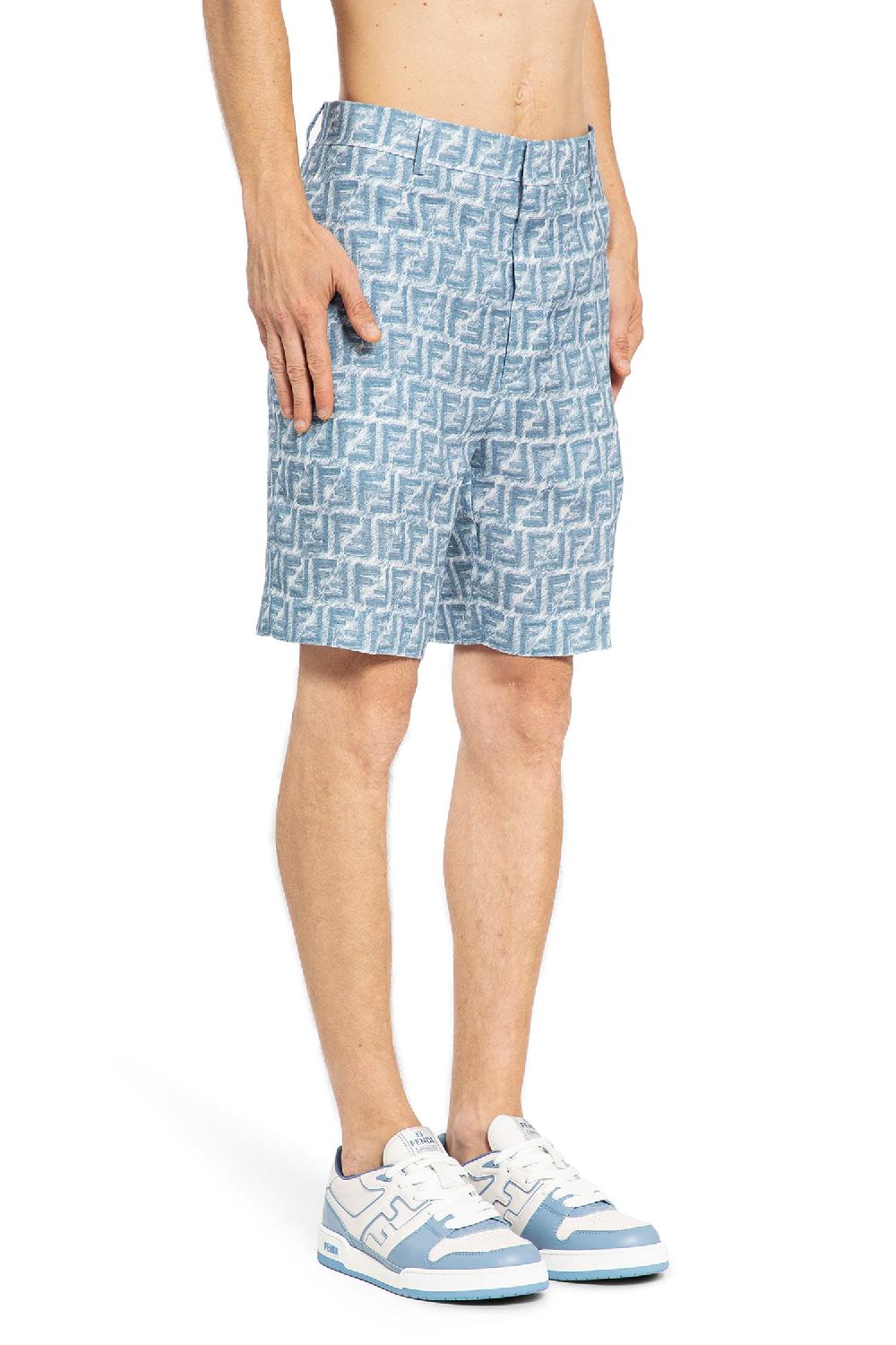 Antonioli FENDI MAN BLUE SHORTS & SKIRTS