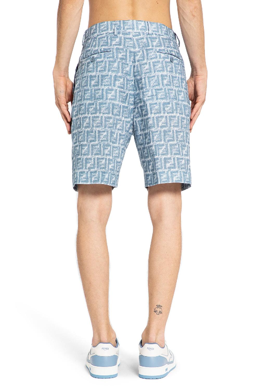 Antonioli FENDI MAN BLUE SHORTS & SKIRTS