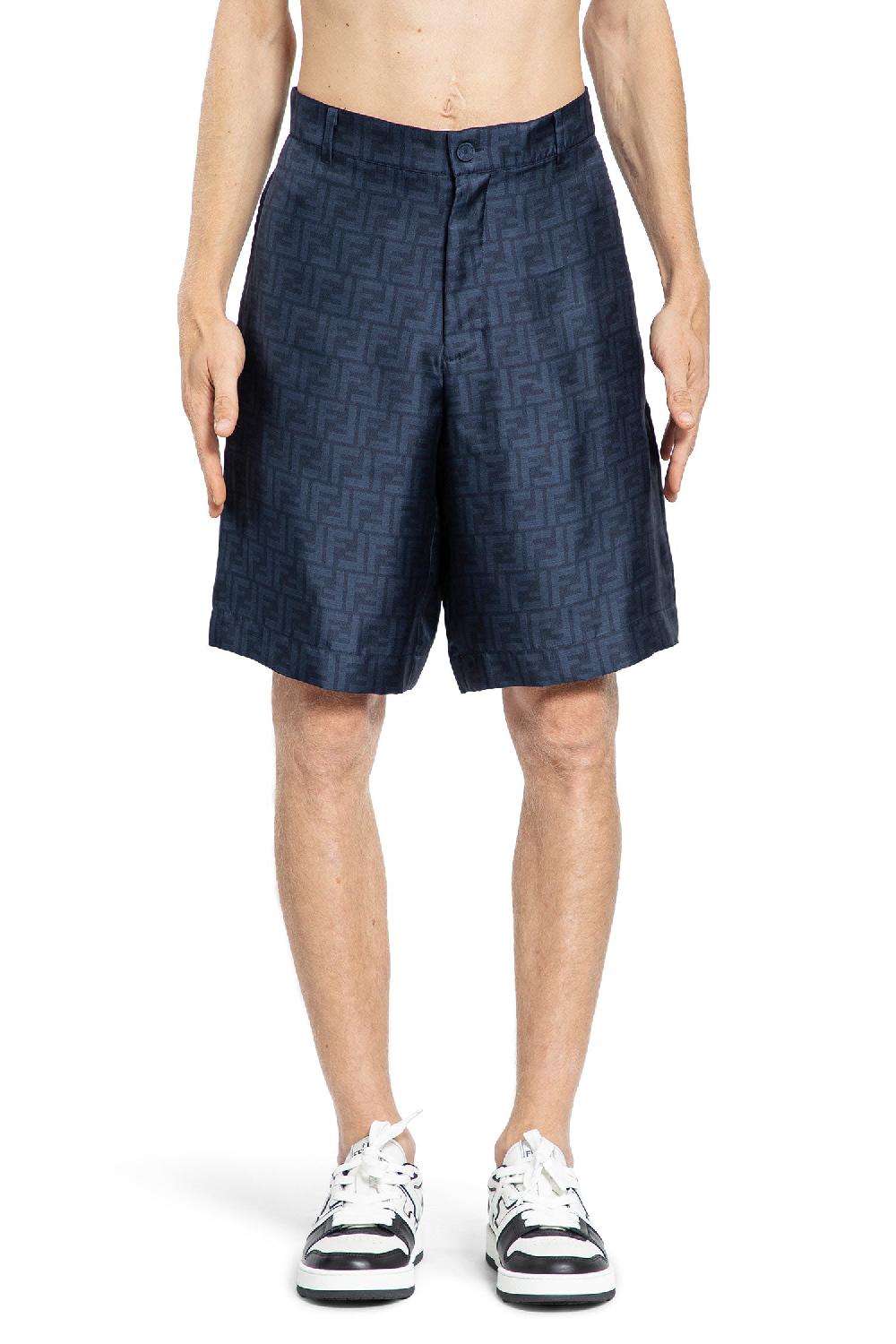 Antonioli FENDI MAN BLUE SHORTS & SKIRTS