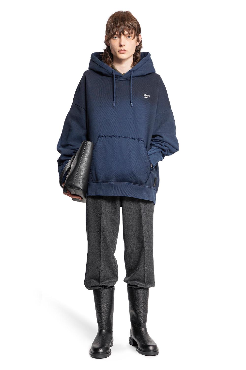 Antonioli FENDI MAN BLUE SWEATSHIRTS