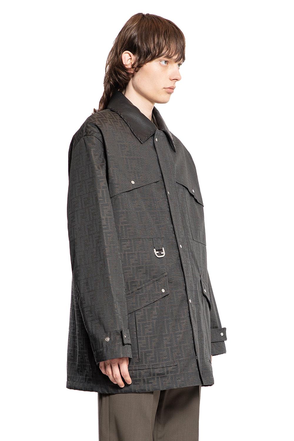 Antonioli FENDI MAN BROWN JACKETS