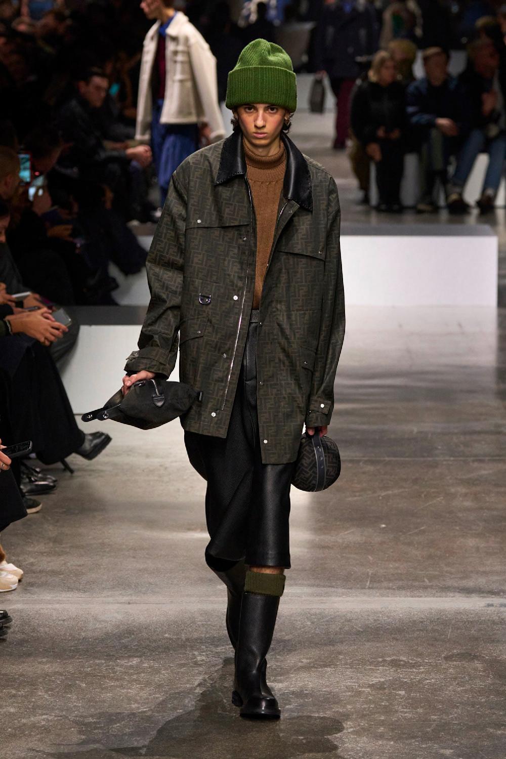 Antonioli FENDI MAN BROWN JACKETS