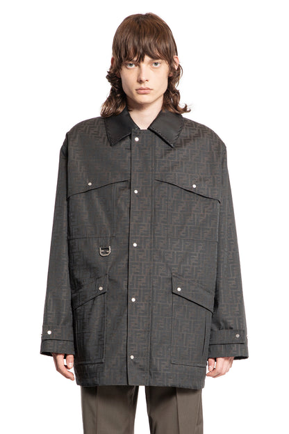 Antonioli FENDI MAN BROWN JACKETS