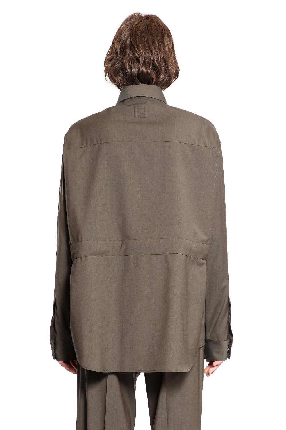 Antonioli FENDI MAN GREEN JACKETS