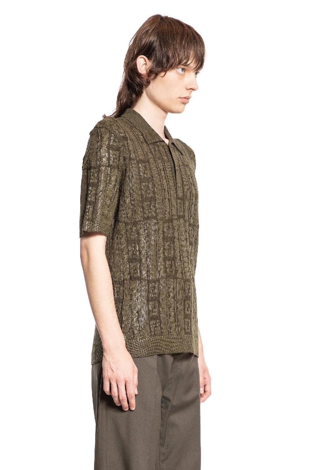 Antonioli FENDI MAN GREEN T-SHIRTS & TANK TOPS