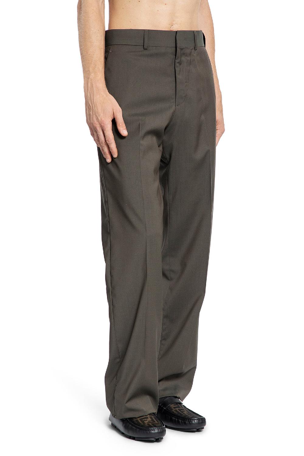 Antonioli FENDI MAN GREEN TROUSERS