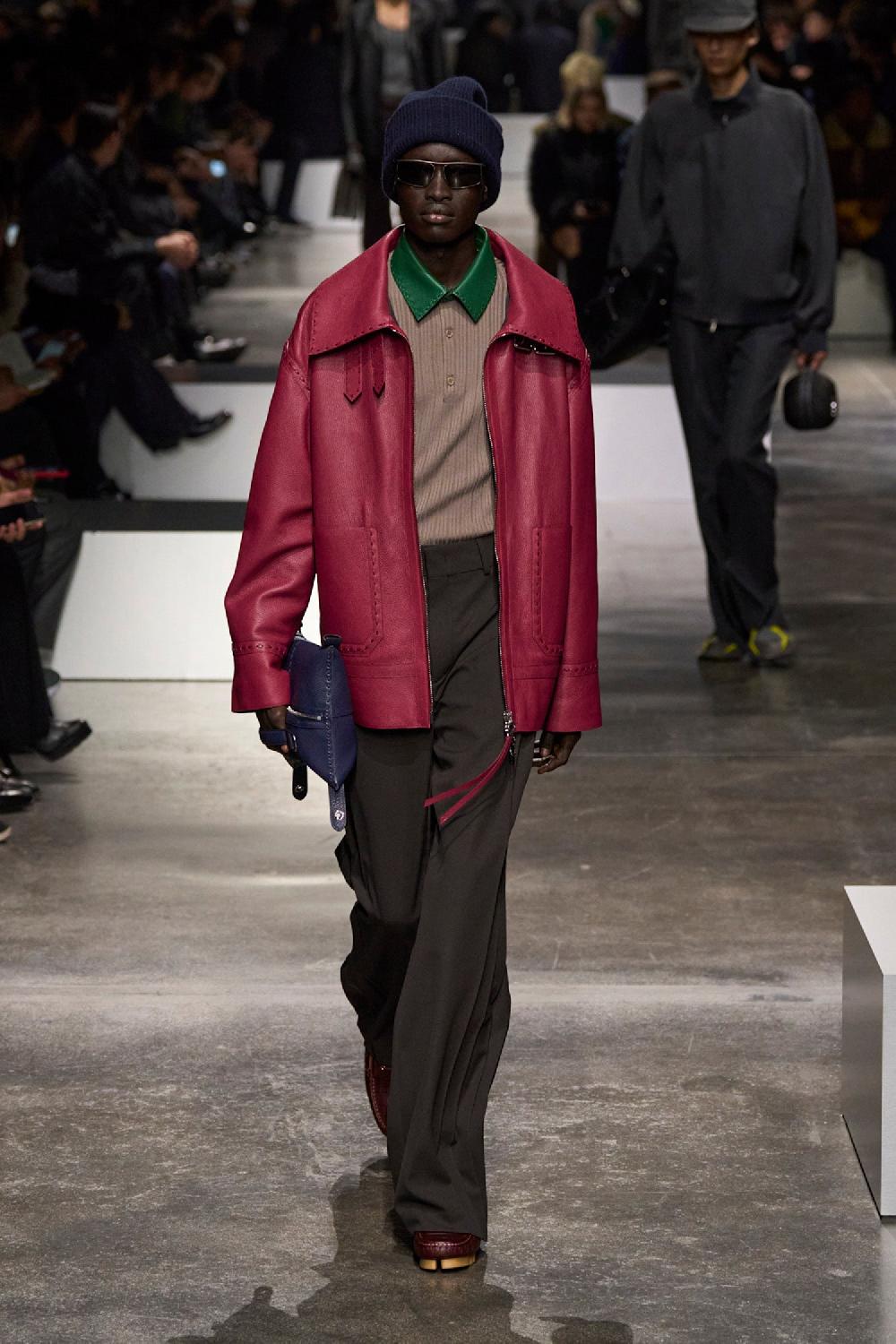 Antonioli FENDI MAN GREEN TROUSERS