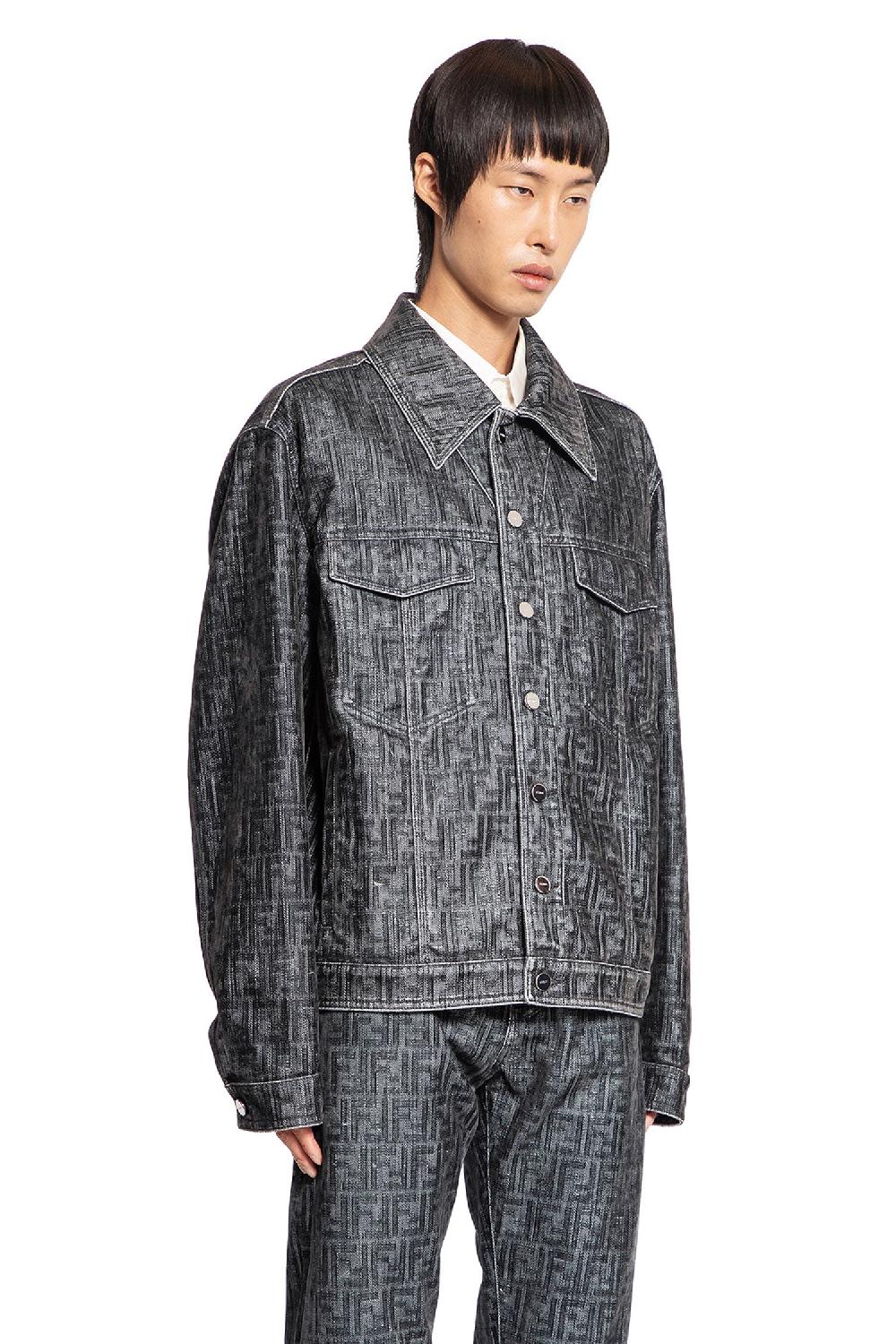 Antonioli FENDI MAN GREY JACKETS