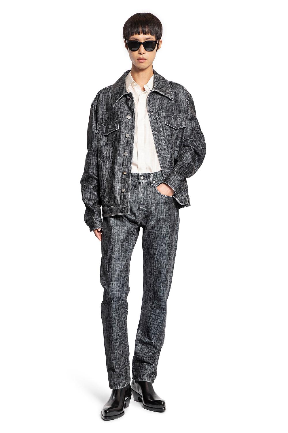 Antonioli FENDI MAN GREY JACKETS