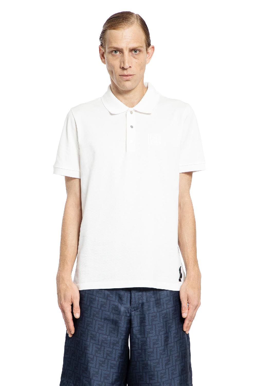 Antonioli FENDI MAN OFF-WHITE T-SHIRTS & TANK TOPS