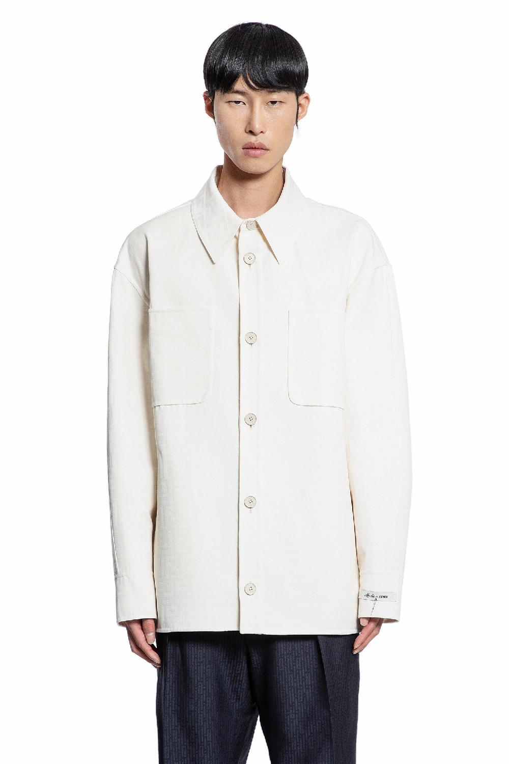 Antonioli FENDI MAN WHITE JACKETS