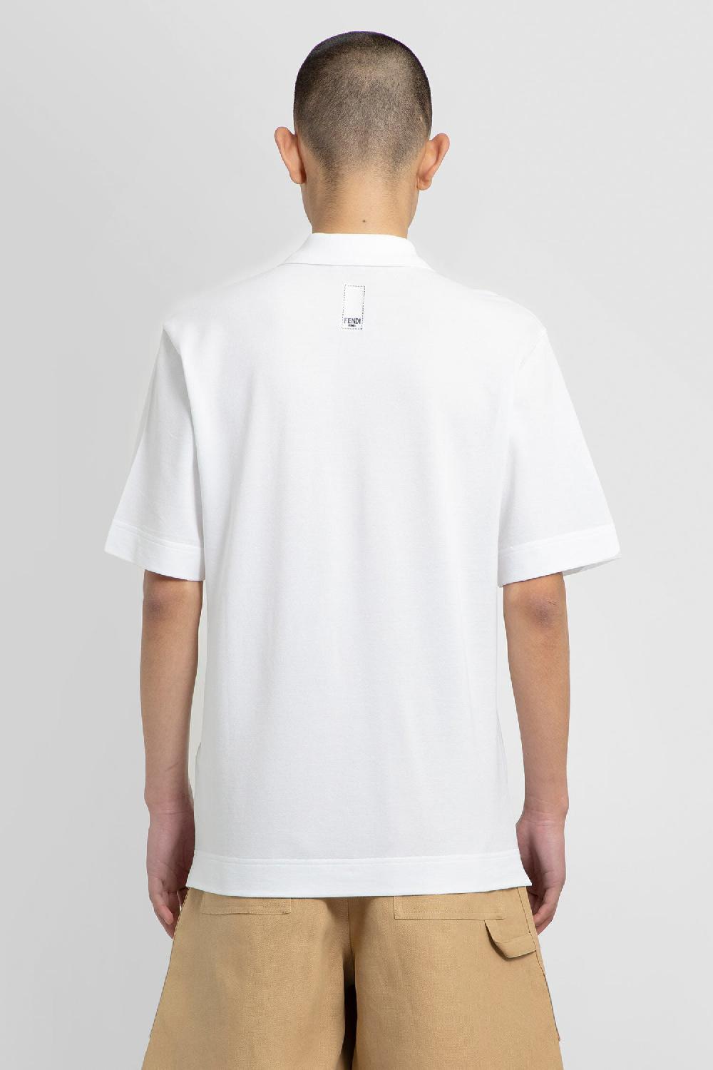 Antonioli FENDI MAN WHITE T-SHIRTS & TANK TOPS
