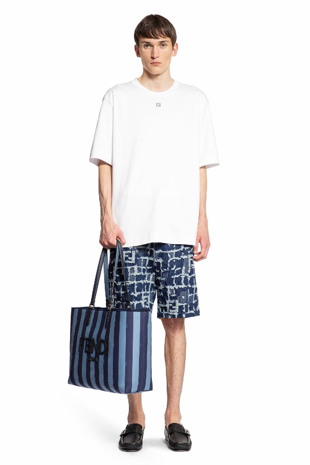 Antonioli FENDI MAN WHITE T-SHIRTS & TANK TOPS