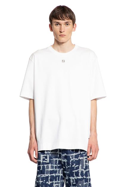 Antonioli FENDI MAN WHITE T-SHIRTS & TANK TOPS