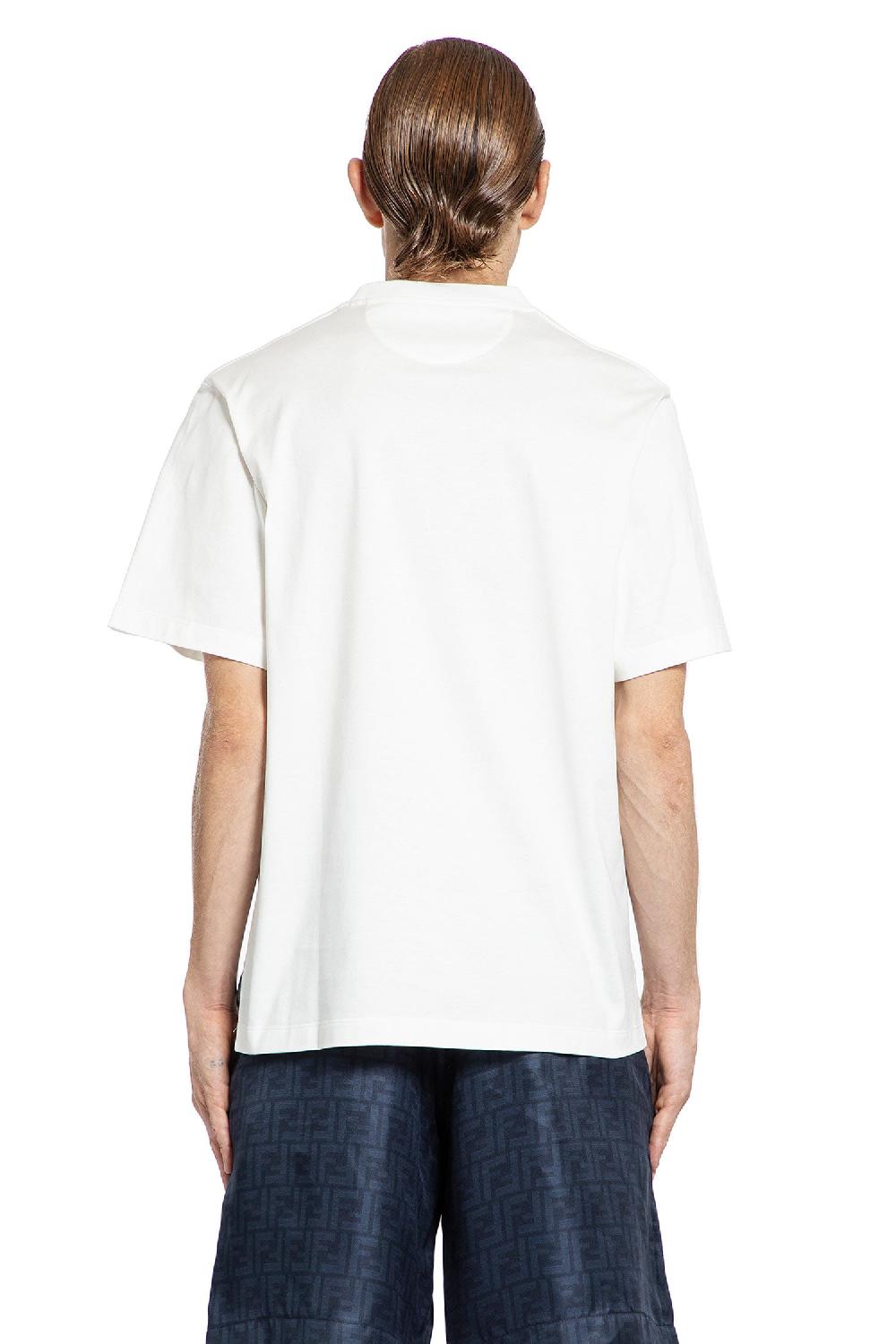 Antonioli FENDI MAN WHITE T-SHIRTS & TANK TOPS