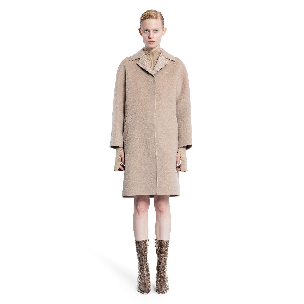 Antonioli FENDI WOMAN BEIGE COATS