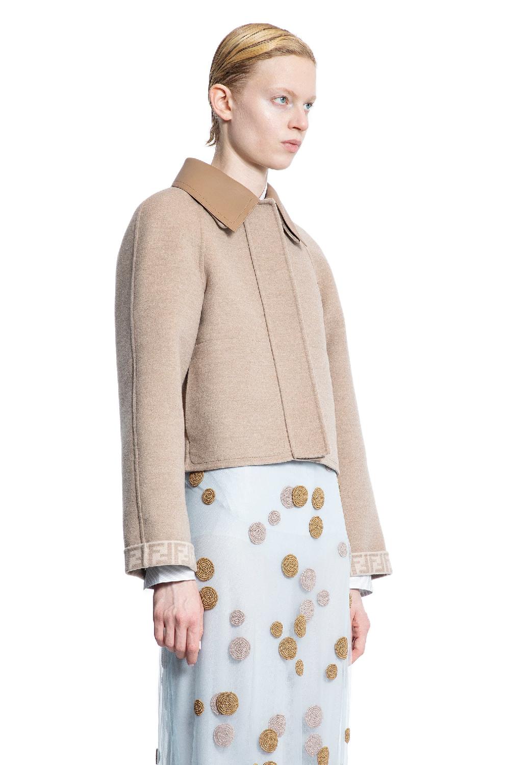 Antonioli FENDI WOMAN BEIGE JACKETS