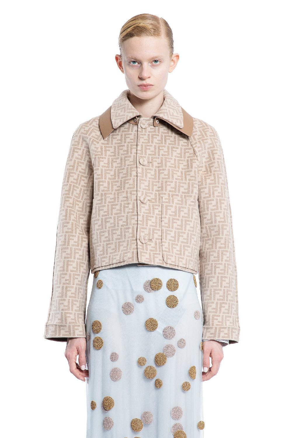 Antonioli FENDI WOMAN BEIGE JACKETS