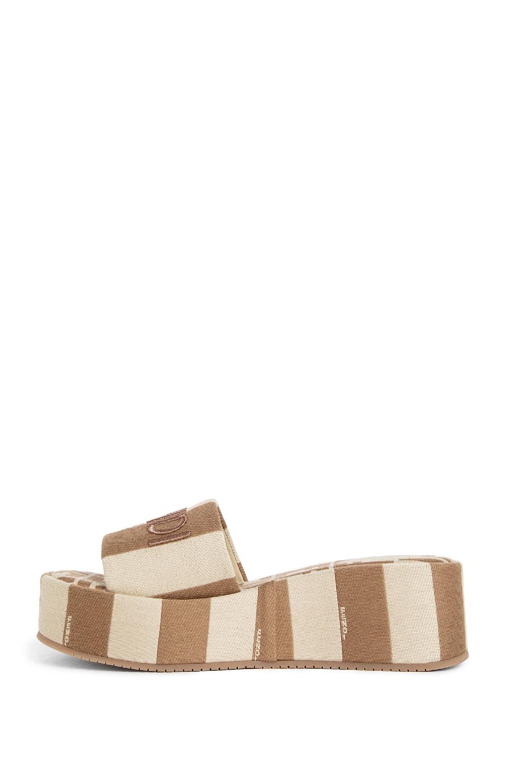 Antonioli FENDI WOMAN BEIGE SANDALS & SLIDES