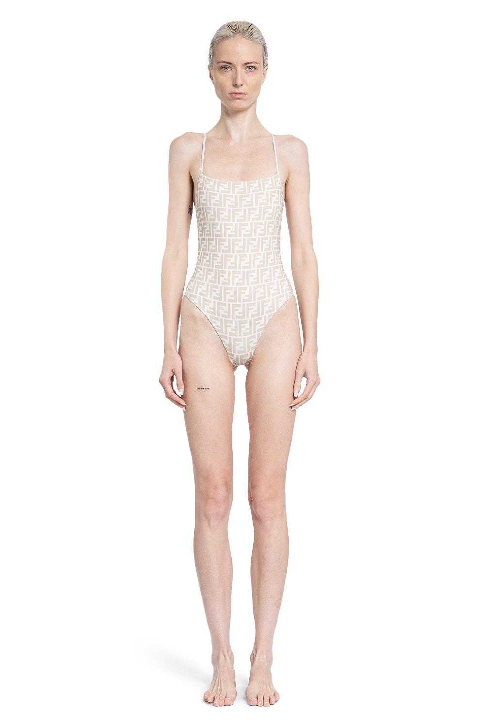 Antonioli FENDI WOMAN BEIGE SWIMWEAR