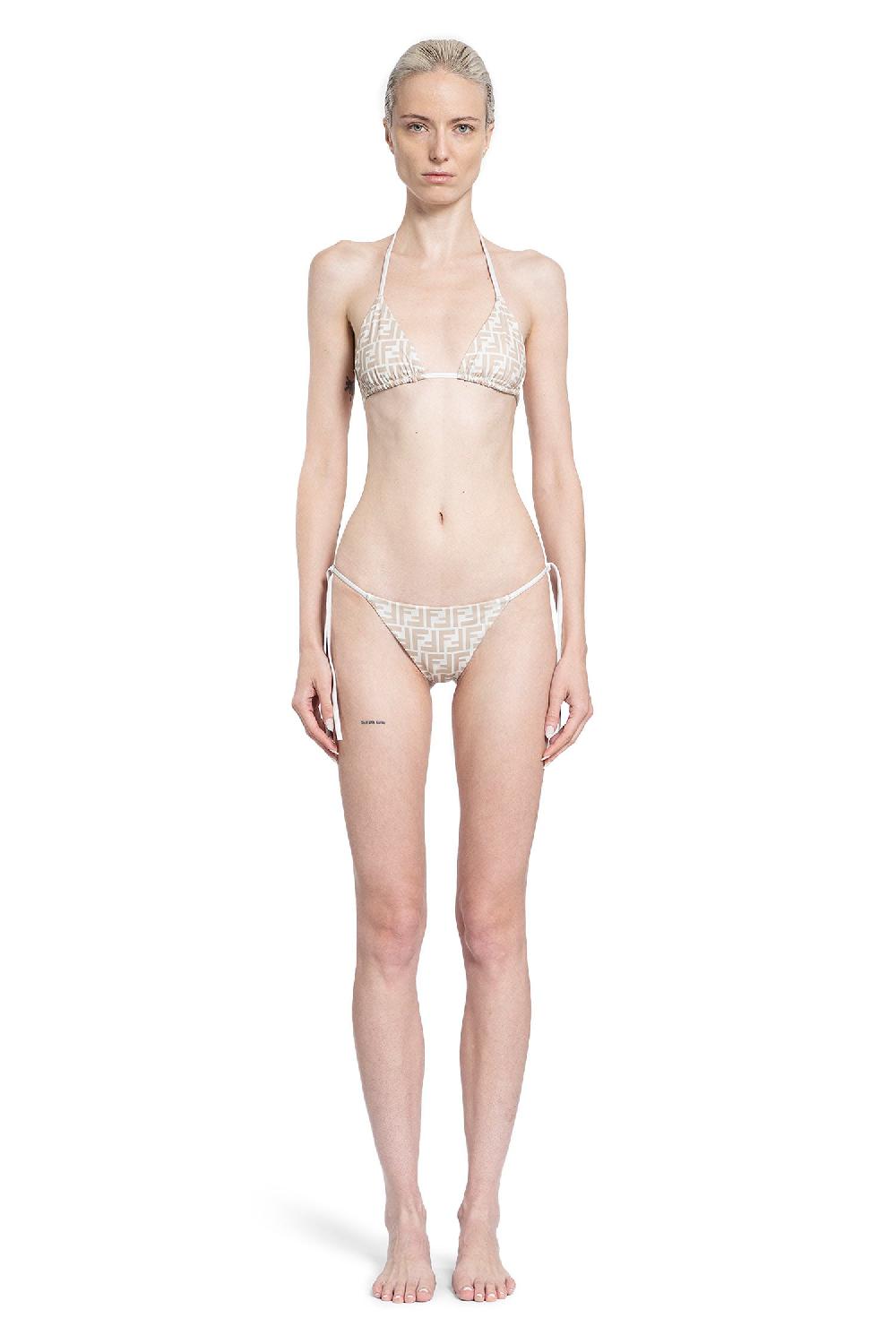 Antonioli FENDI WOMAN BEIGE SWIMWEAR