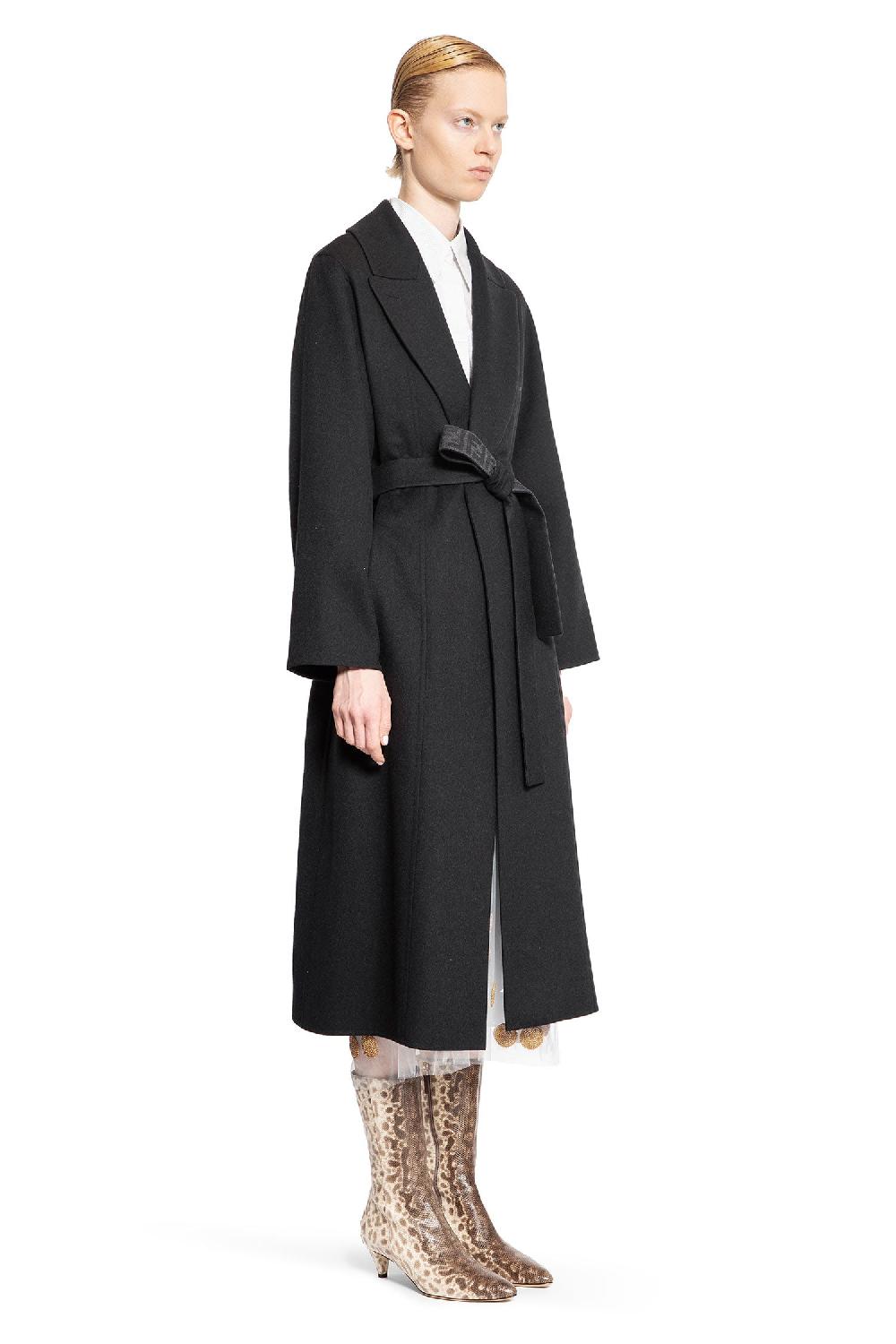 Antonioli FENDI WOMAN BLACK COATS