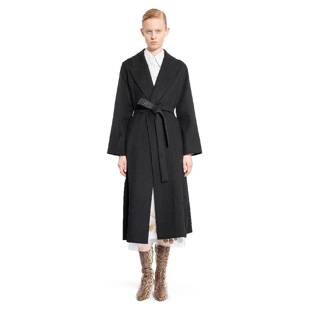 Antonioli FENDI WOMAN BLACK COATS