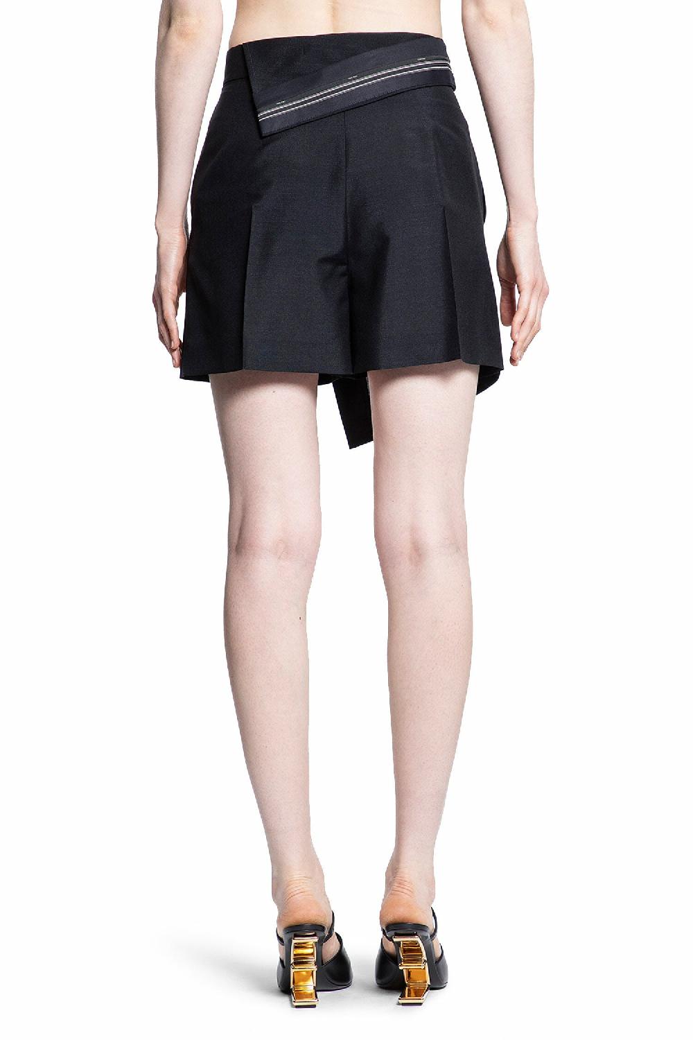 Antonioli FENDI WOMAN BLACK SHORTS