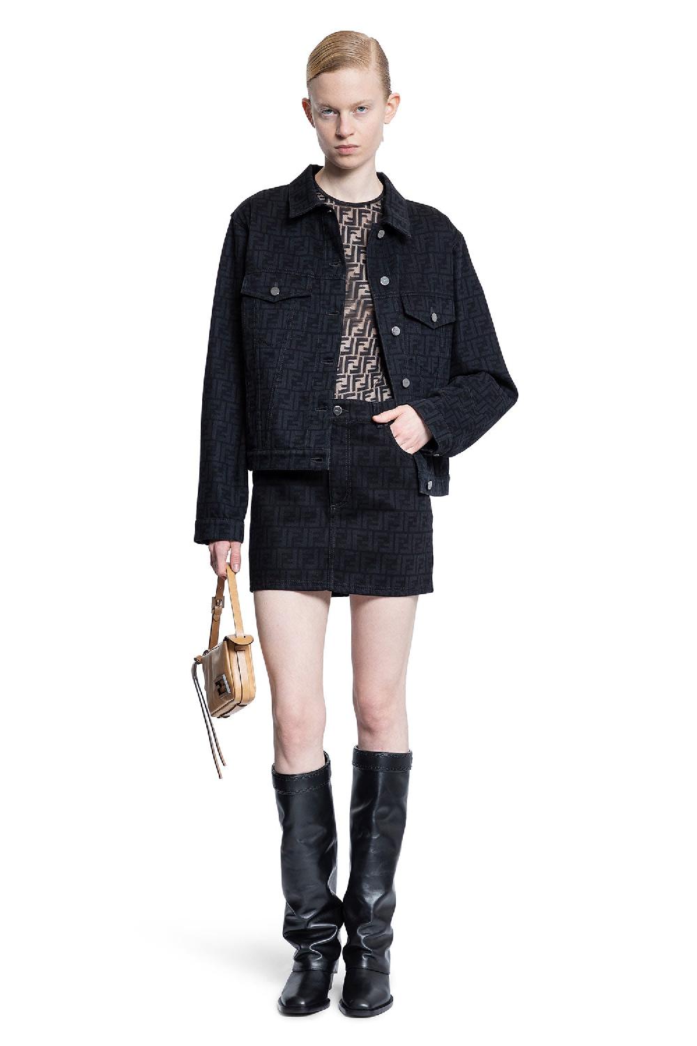 Antonioli FENDI WOMAN BLACK SKIRTS