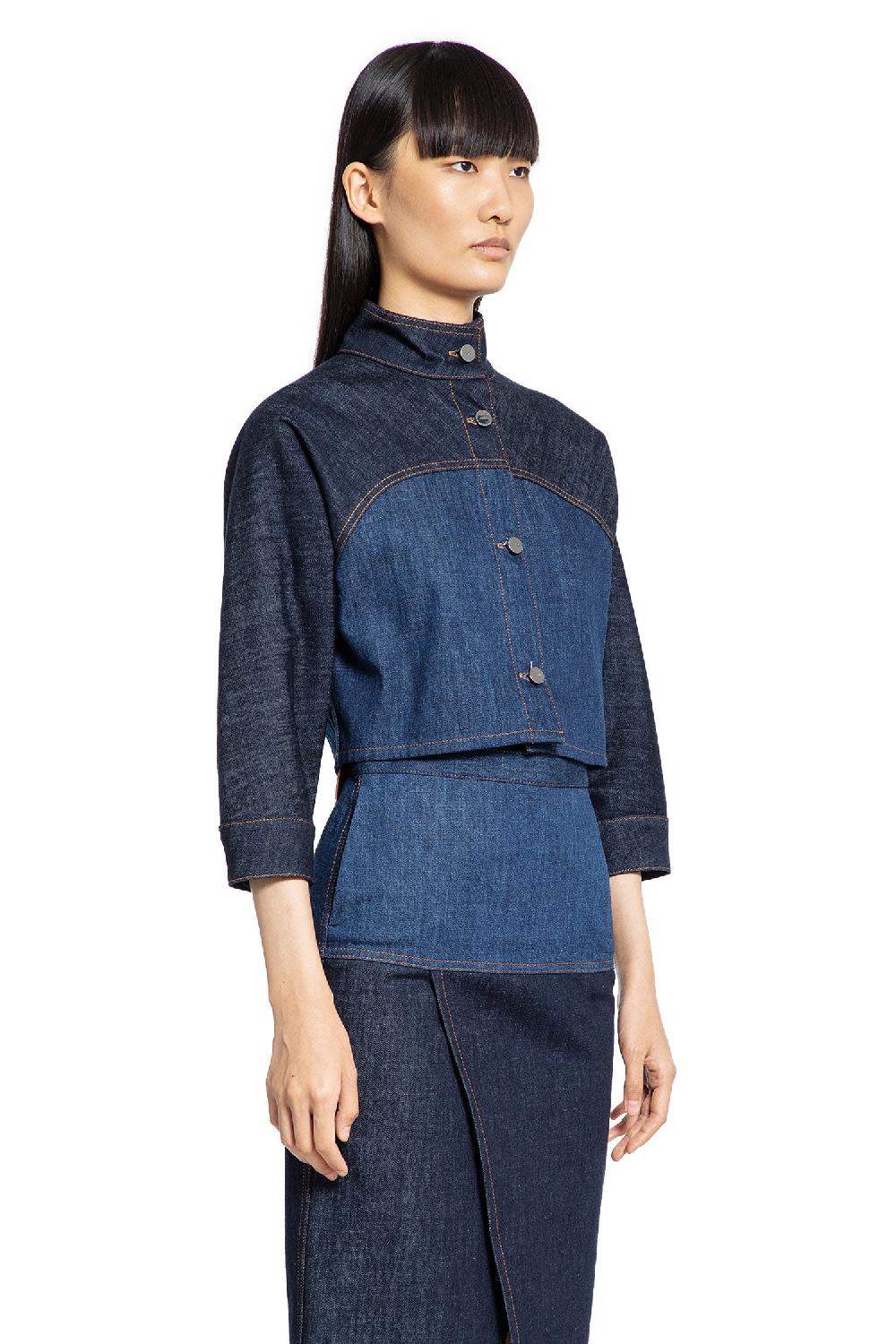 Antonioli FENDI WOMAN BLUE JACKETS