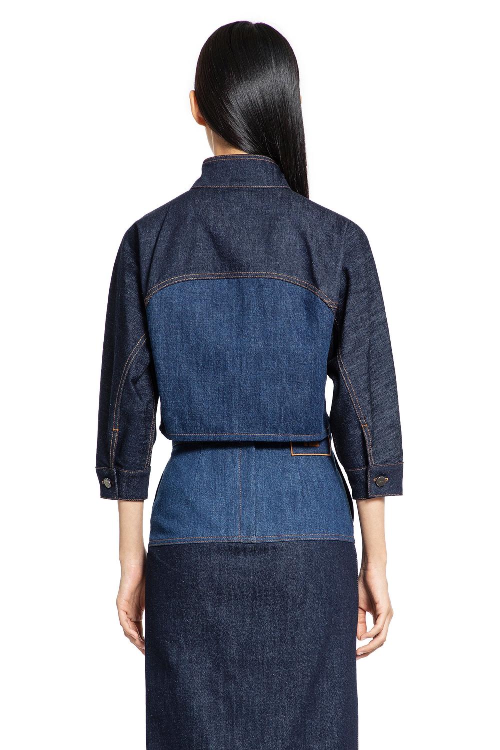 Antonioli FENDI WOMAN BLUE JACKETS