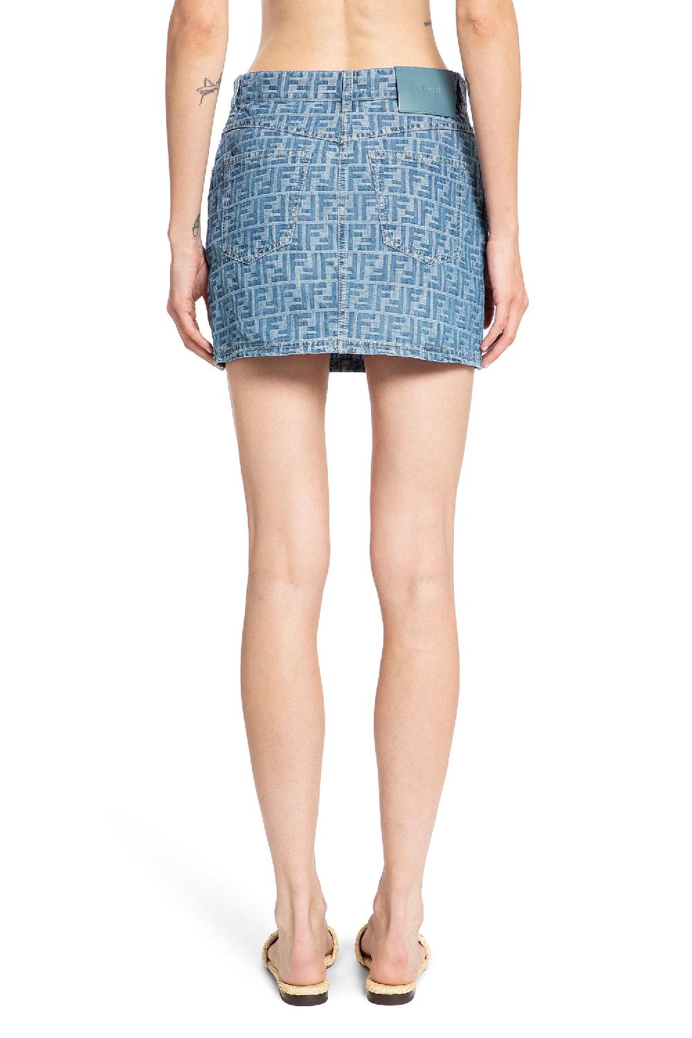 Antonioli FENDI WOMAN BLUE SKIRTS