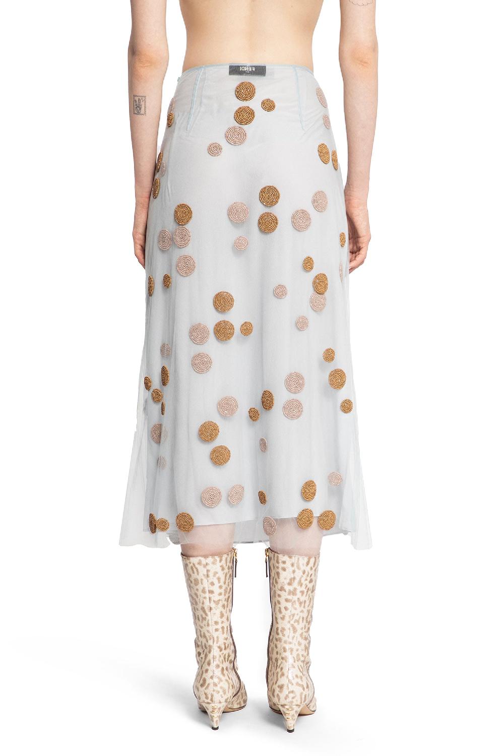 Antonioli FENDI WOMAN BLUE SKIRTS